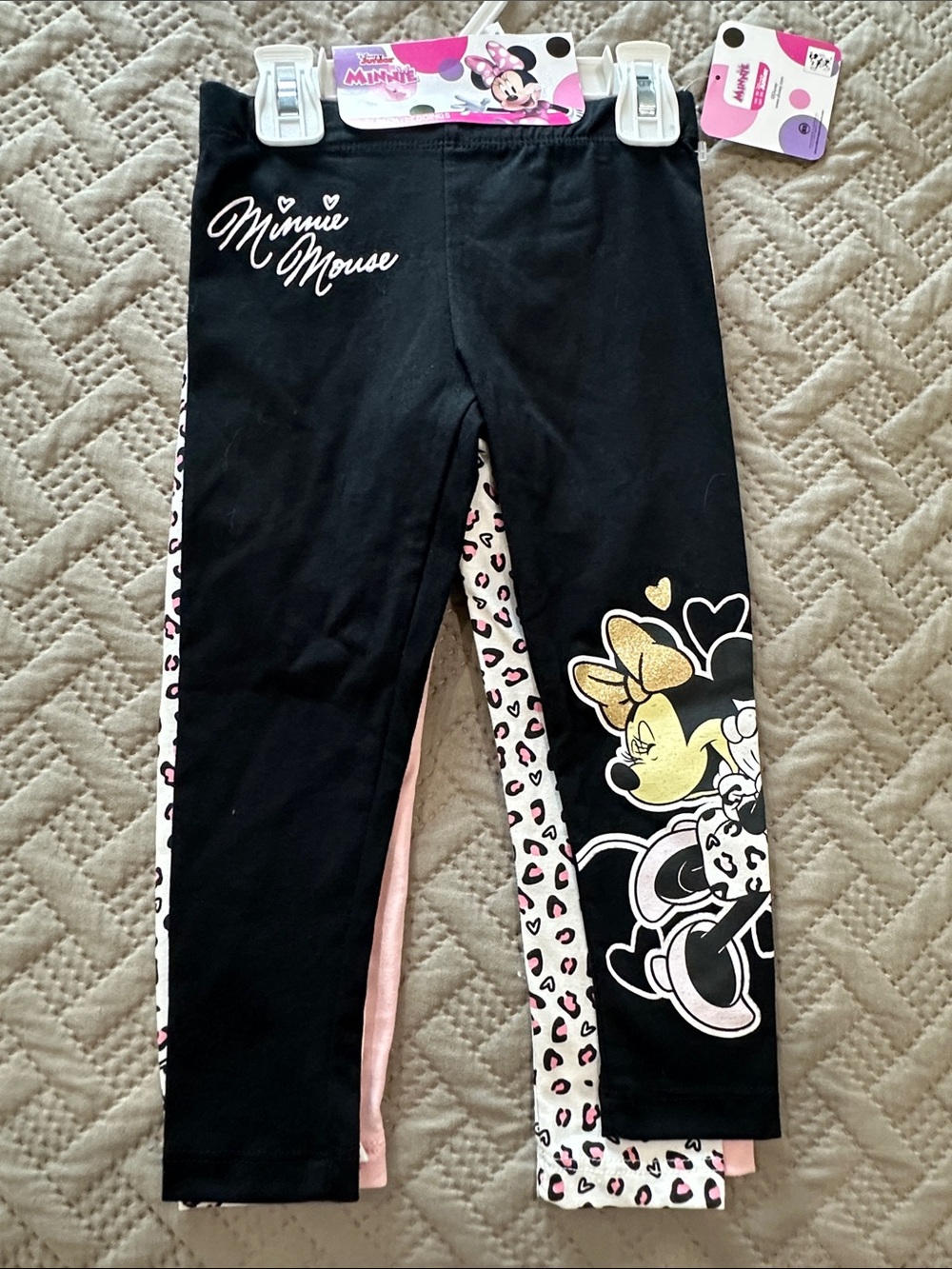 Disney Minnie Mouse 3 Pack Leggings